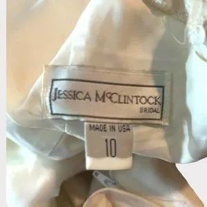Jessica McClintock Size 10 White Ball Gown on Queenly