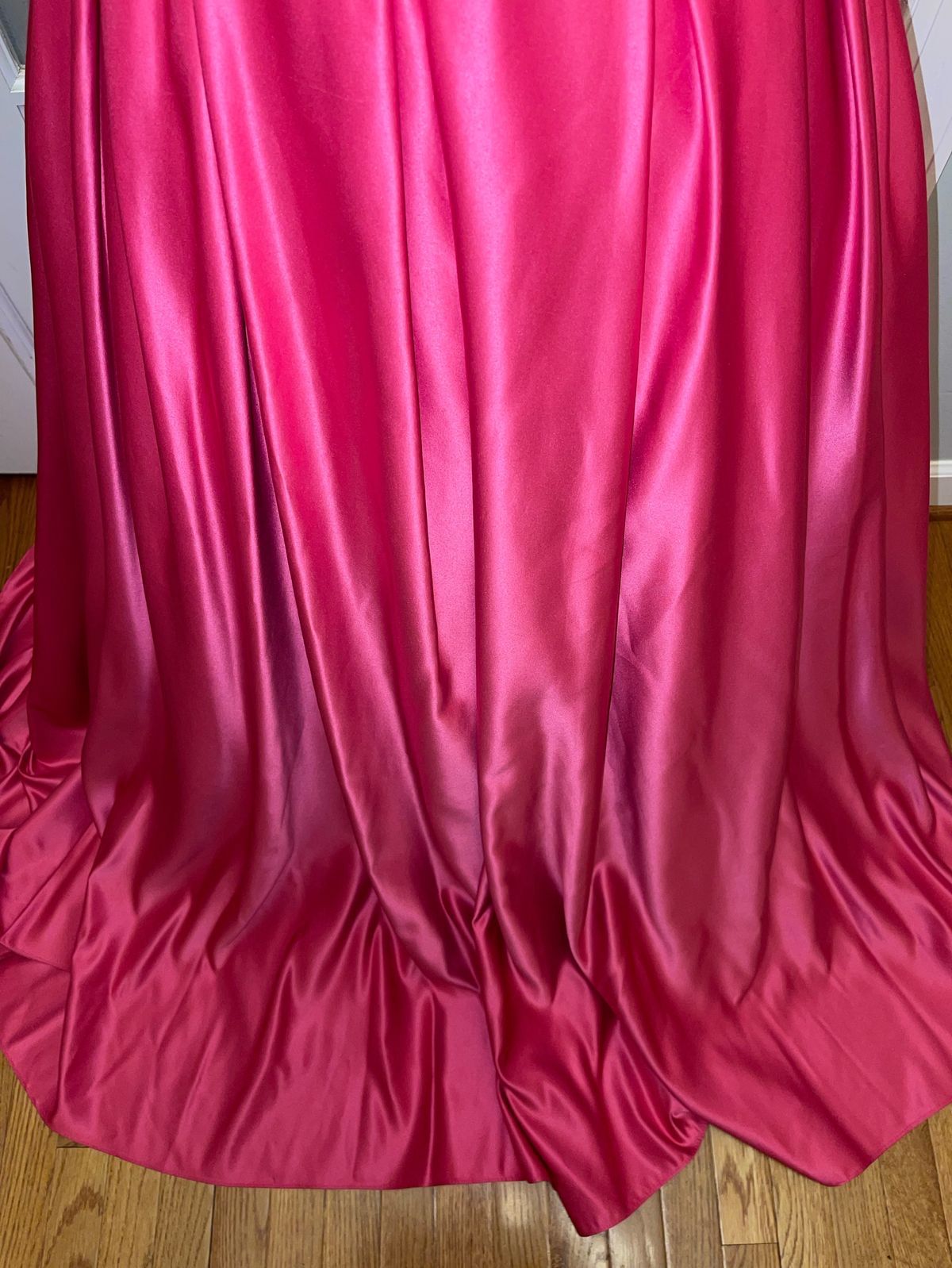 Angela and Alison Size 10 Prom Pink A-line Dress on Queenly