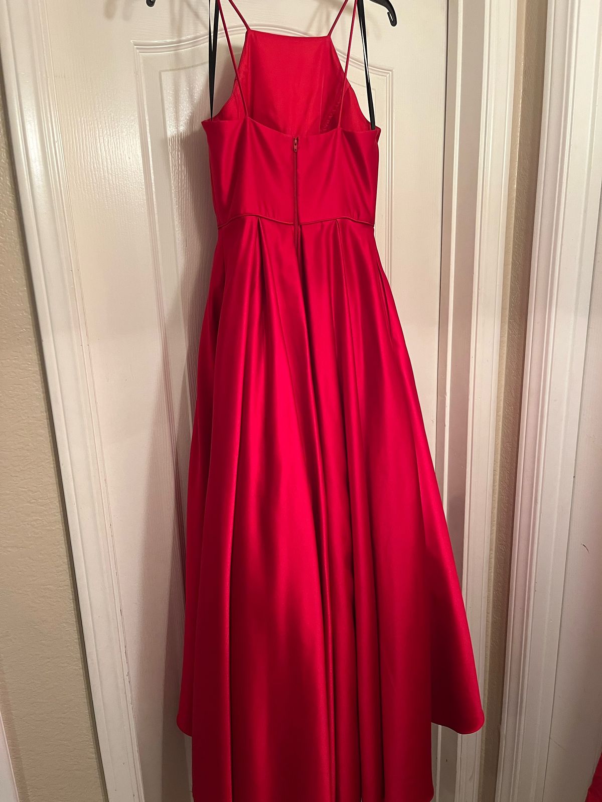 Betsy Size 2 Satin Red A-line Dress on Queenly