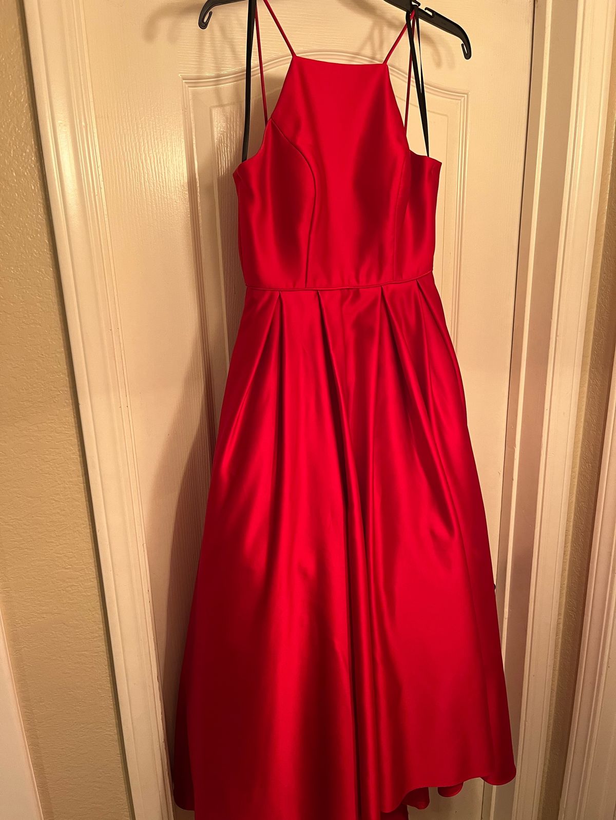 Betsy Size 2 Satin Red A-line Dress on Queenly