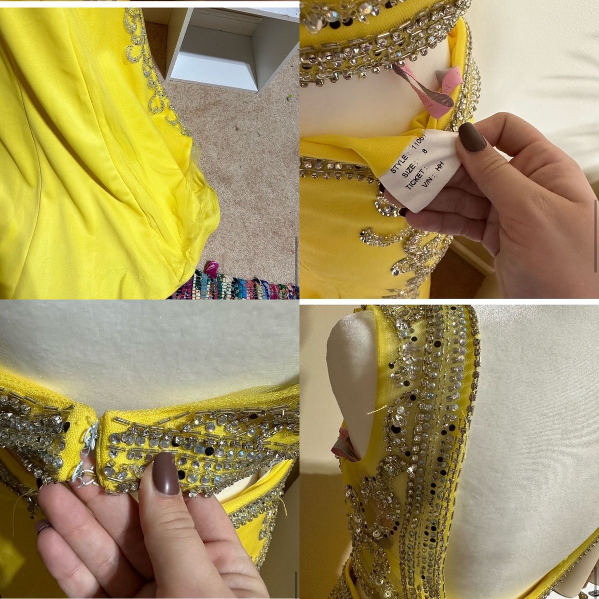 Blush Prom Size 8 Prom Yellow Mermaid Dress on Queenly