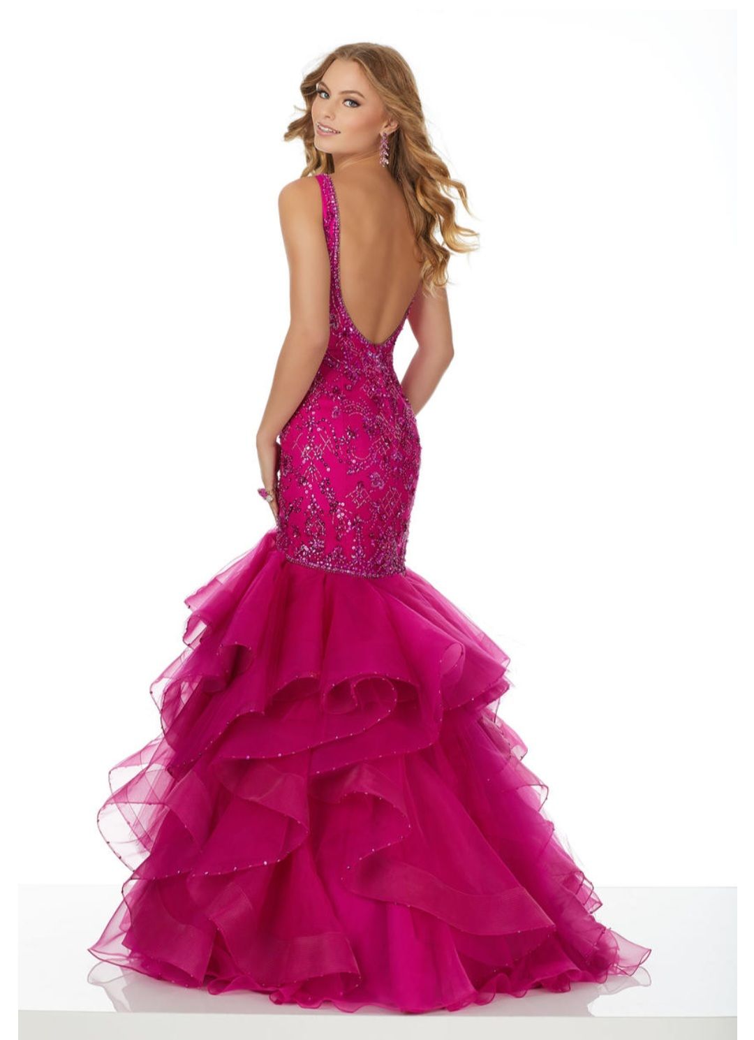 MoriLee Size 2 Pink Mermaid Dress on Queenly