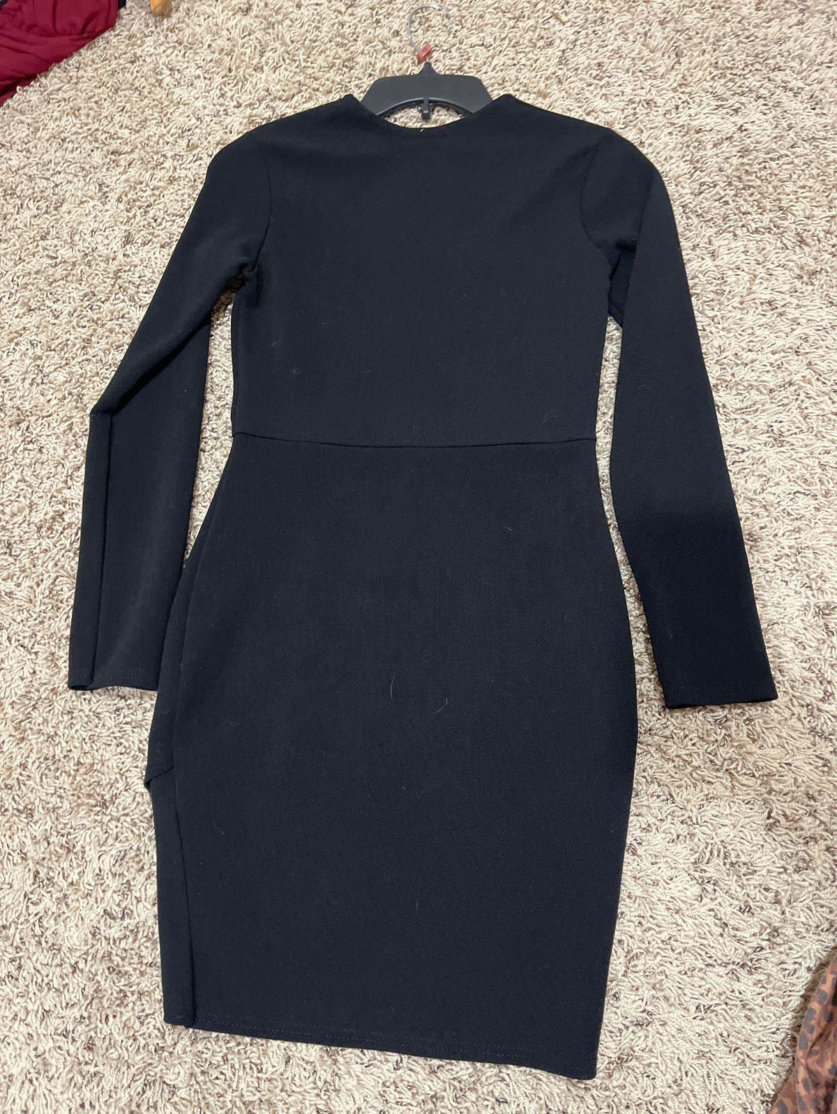 PrettyLittleThing Size 8 Homecoming Black Cocktail Dress on Queenly