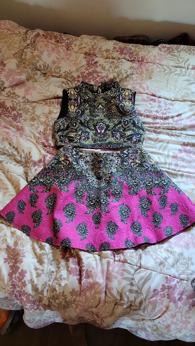 Size 6 Pageant Multicolor A-line Dress on Queenly