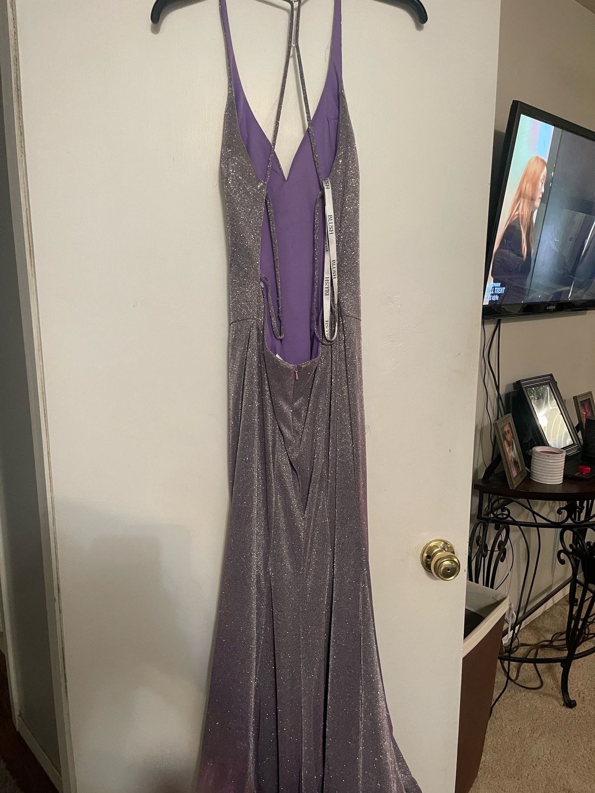 Blush Prom Size 4 Prom Purple Floor Length Maxi on Queenly
