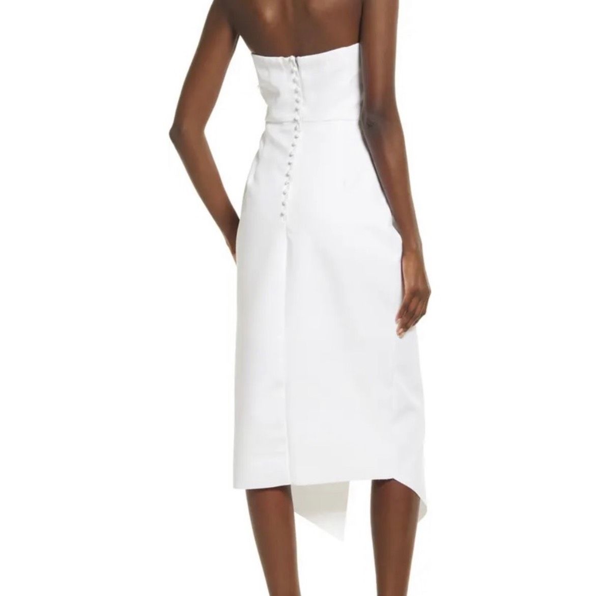 Size 0 White A-line Dress on Queenly