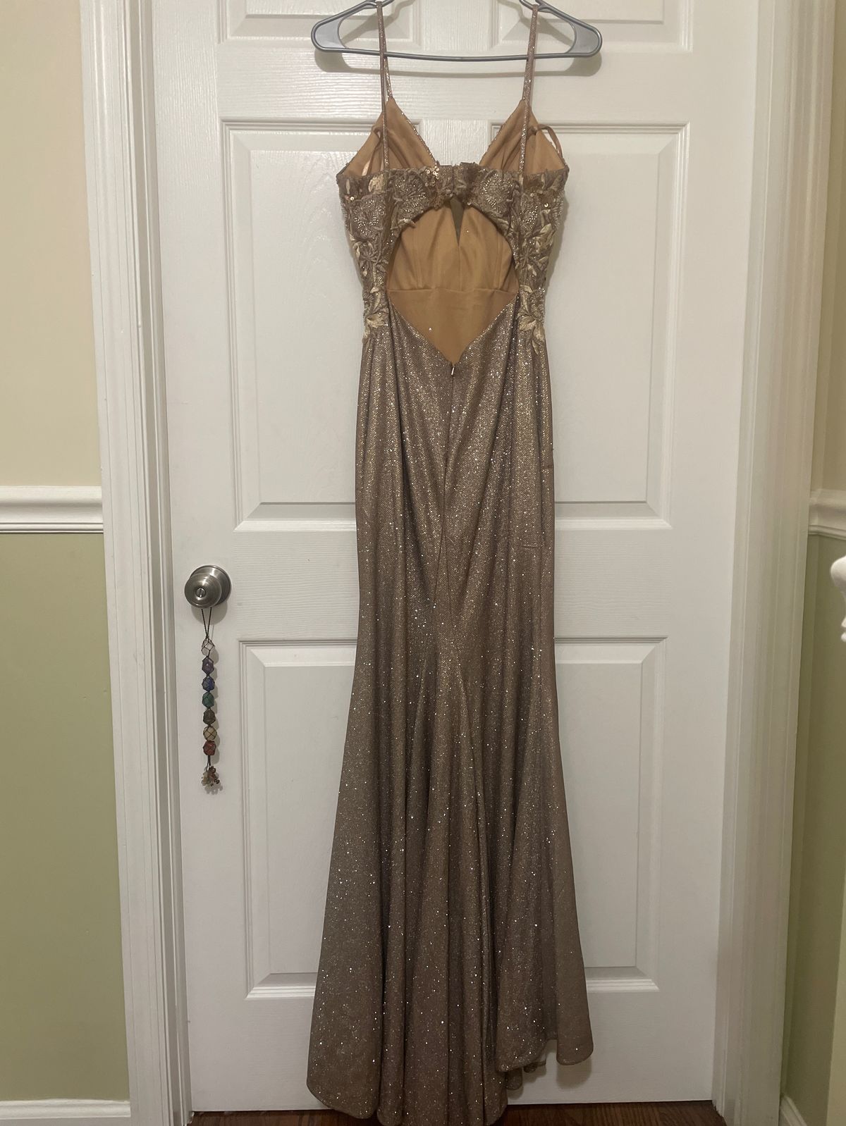 Camille La Vie Size 8 Prom Gold Floor Length Maxi on Queenly