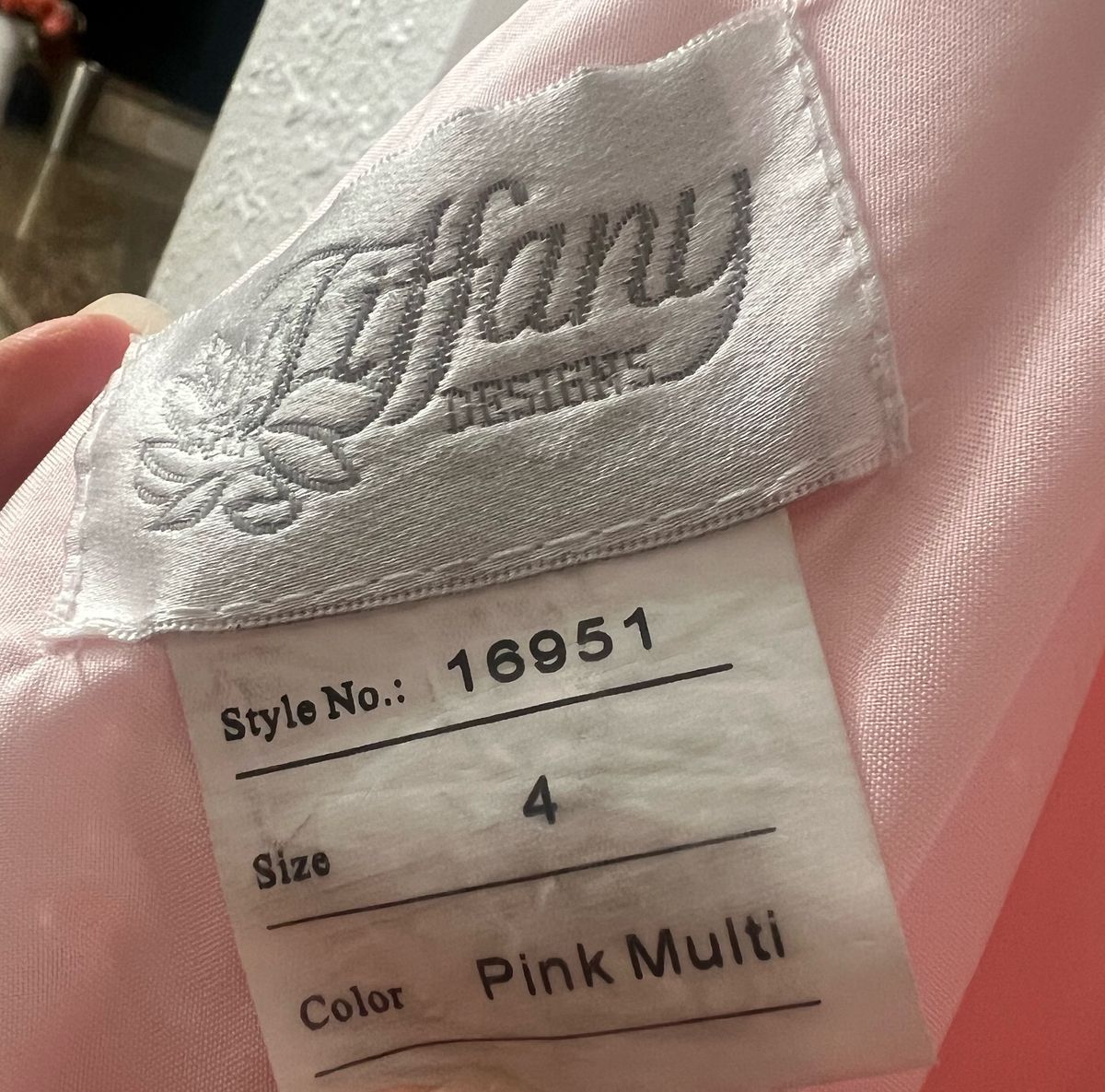 Tiffany Designs Size 4 Prom Pink Ball Gown on Queenly