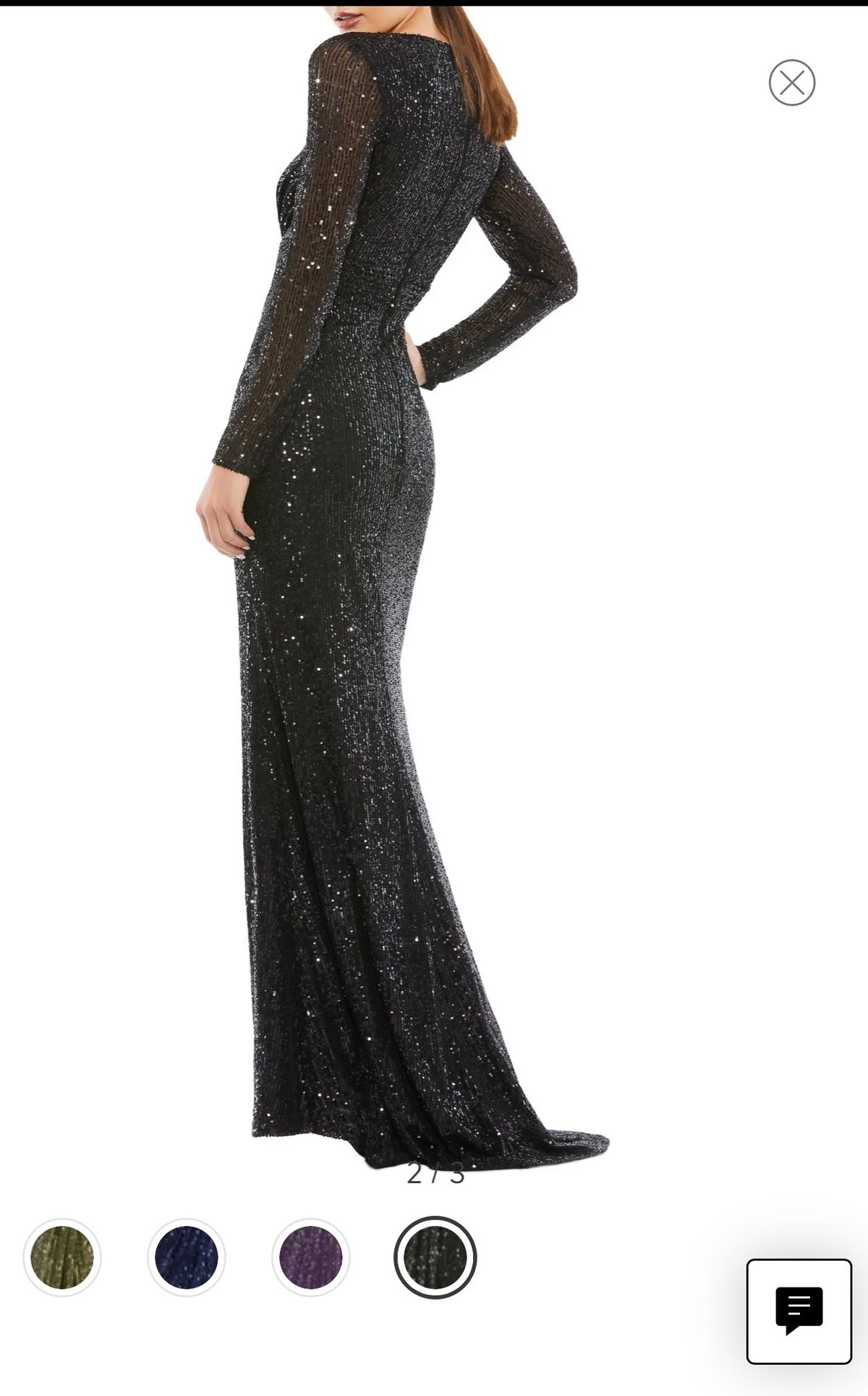 Mac Duggal Size 6 Prom Black Mermaid Dress on Queenly