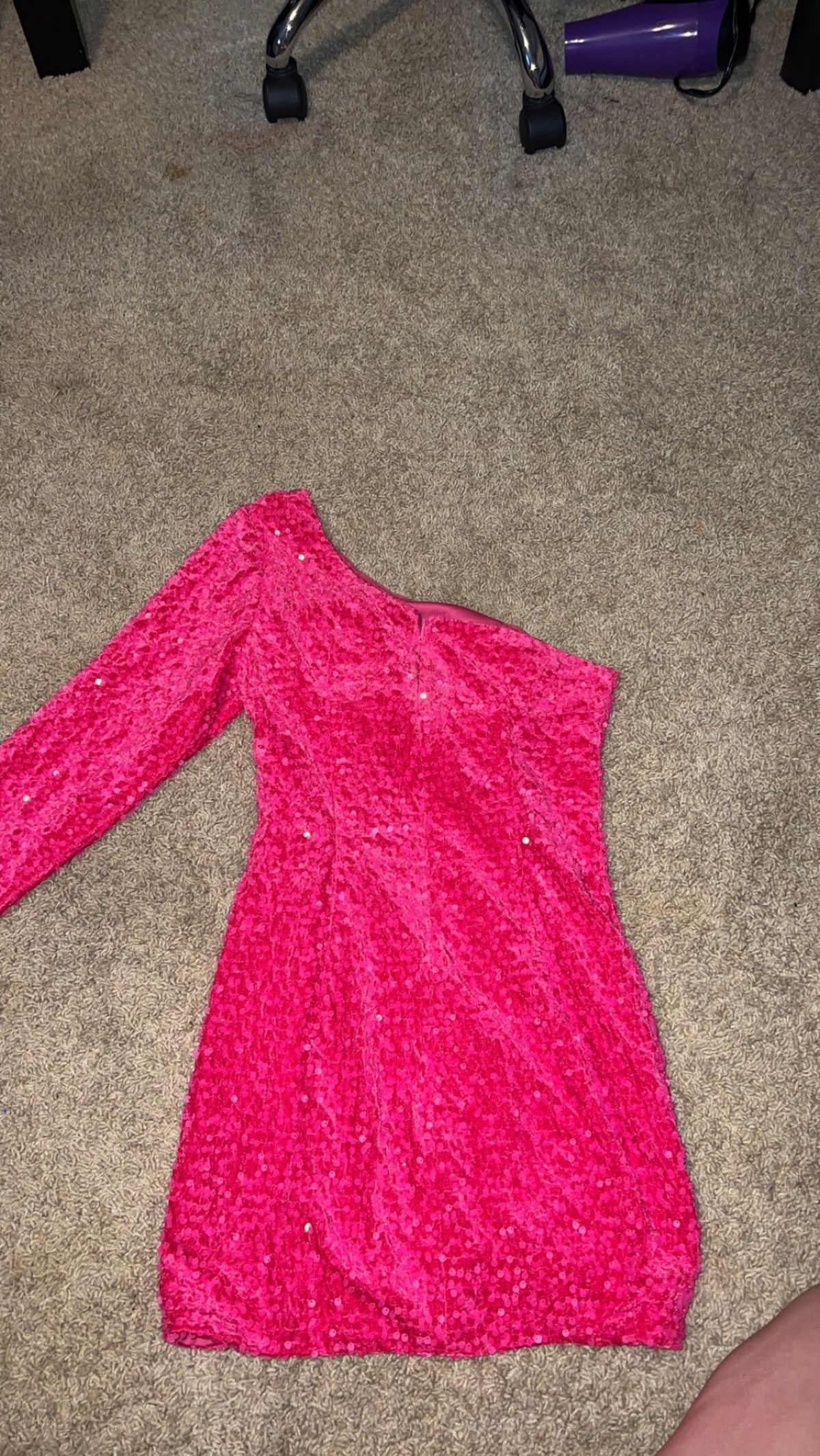 Size S Prom Pink Side Slit Dress on Queenly