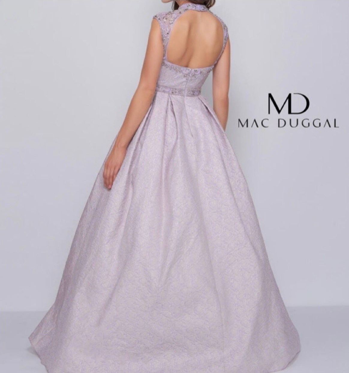 Mac Duggal Size 10 Prom Purple Ball Gown on Queenly
