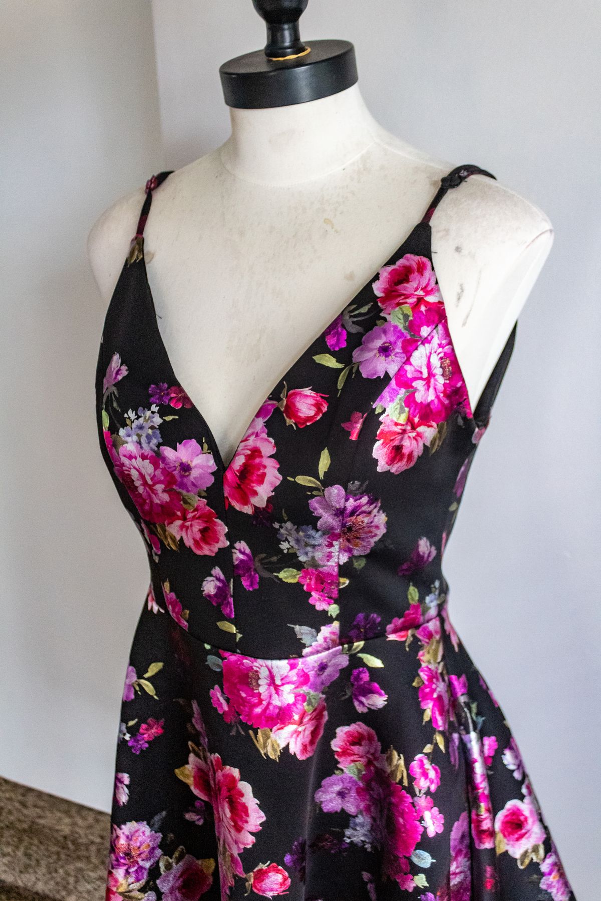 B. Darlin Size 10 Floral Multicolor A-line Dress on Queenly