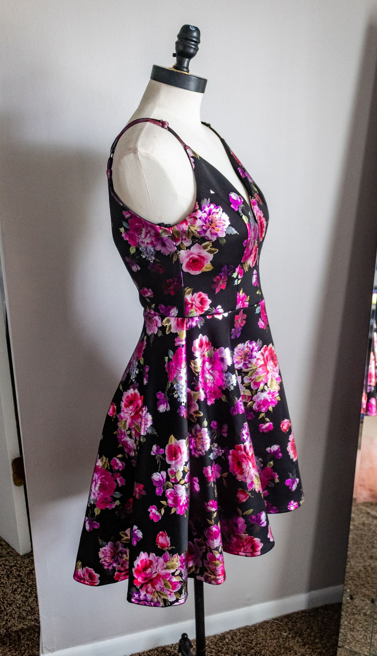 B. Darlin Size 10 Floral Multicolor A-line Dress on Queenly