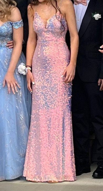 Size XS Prom Pink Mermaid Dress on Queenly