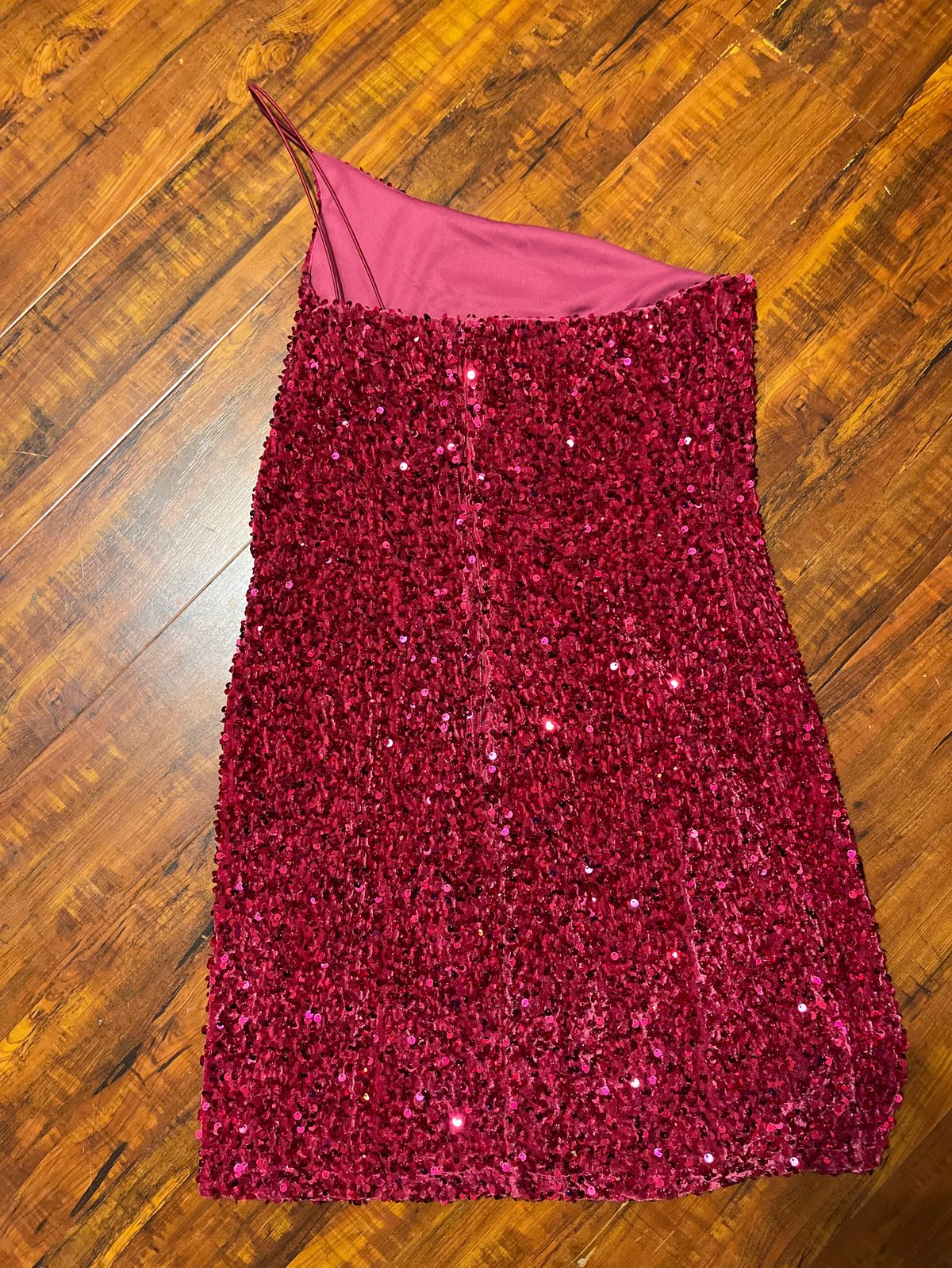 Size M Pink Side Slit Dress on Queenly