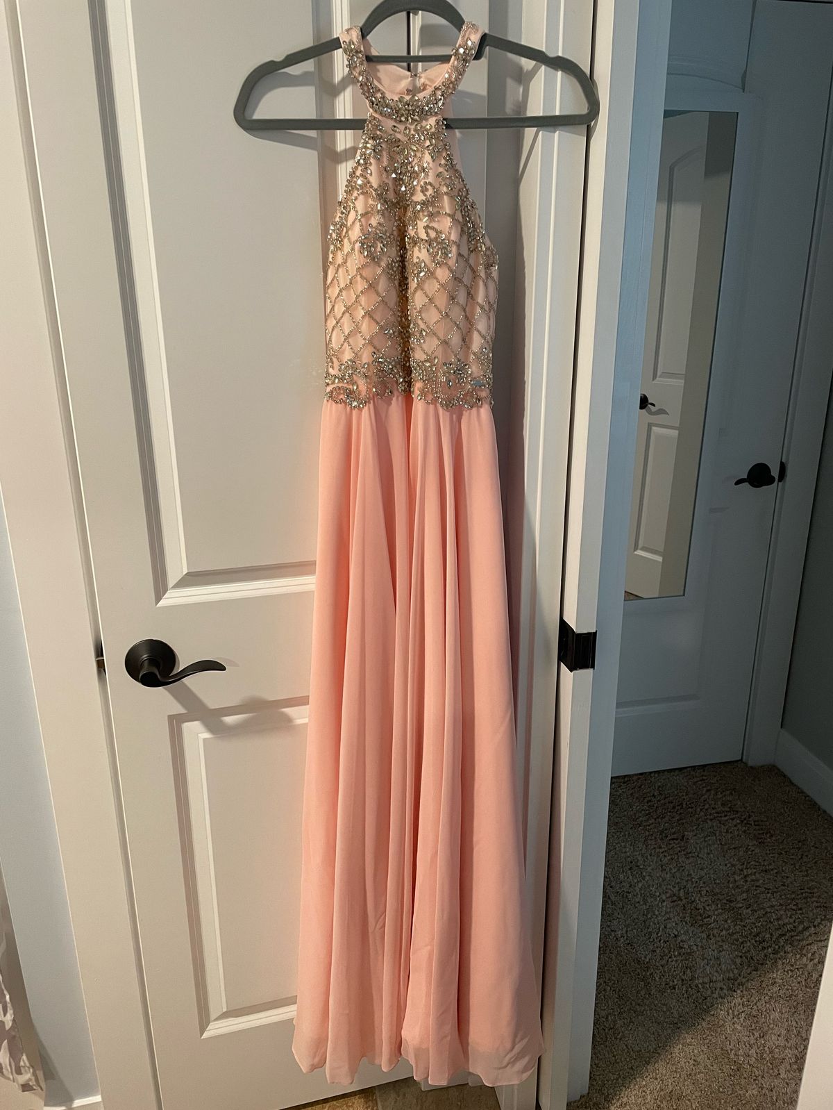 Dancing Queen Size XS Prom Pink Ball Gown on Queenly