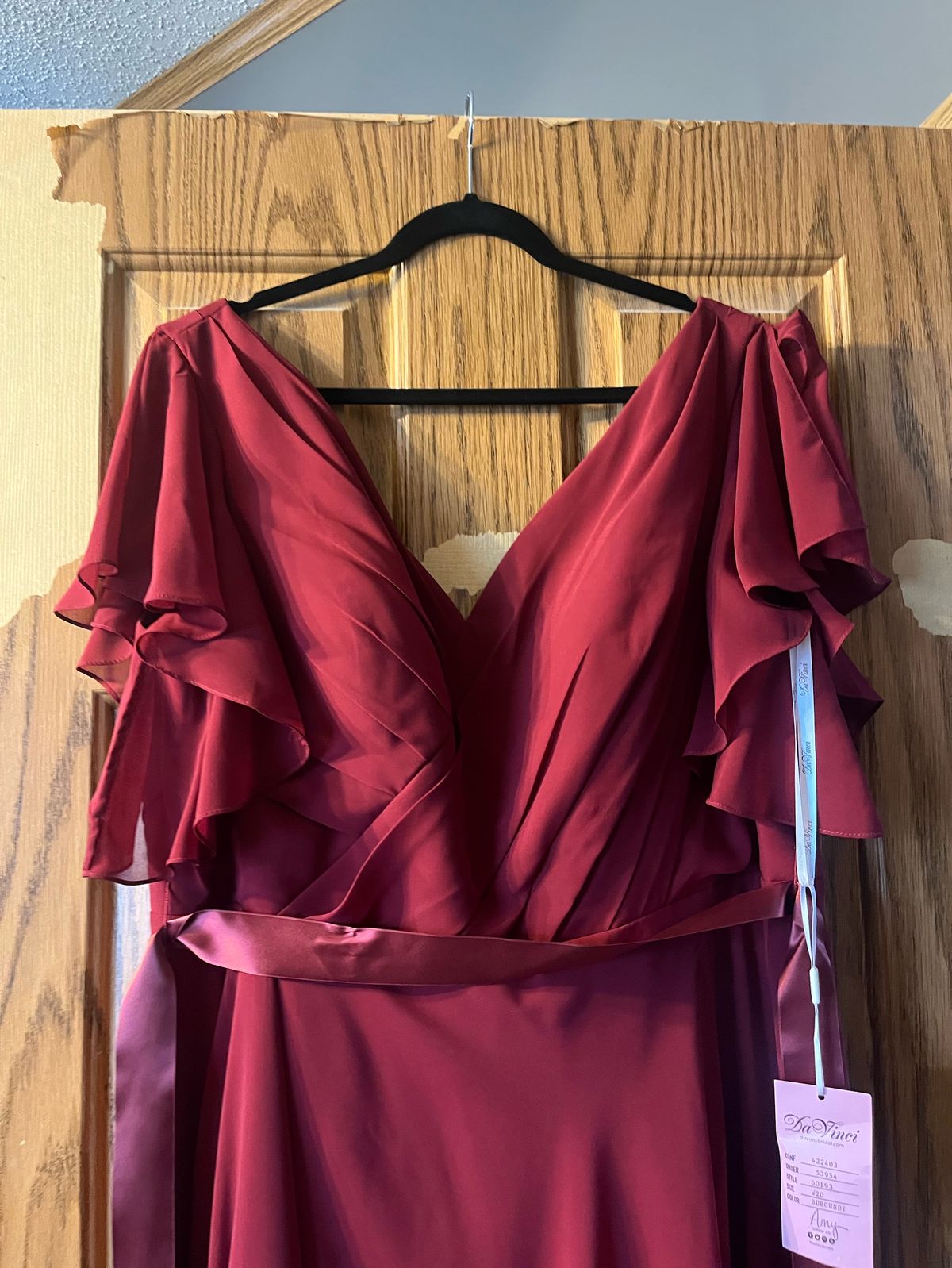 Plus Size 20 Red A-line Dress on Queenly