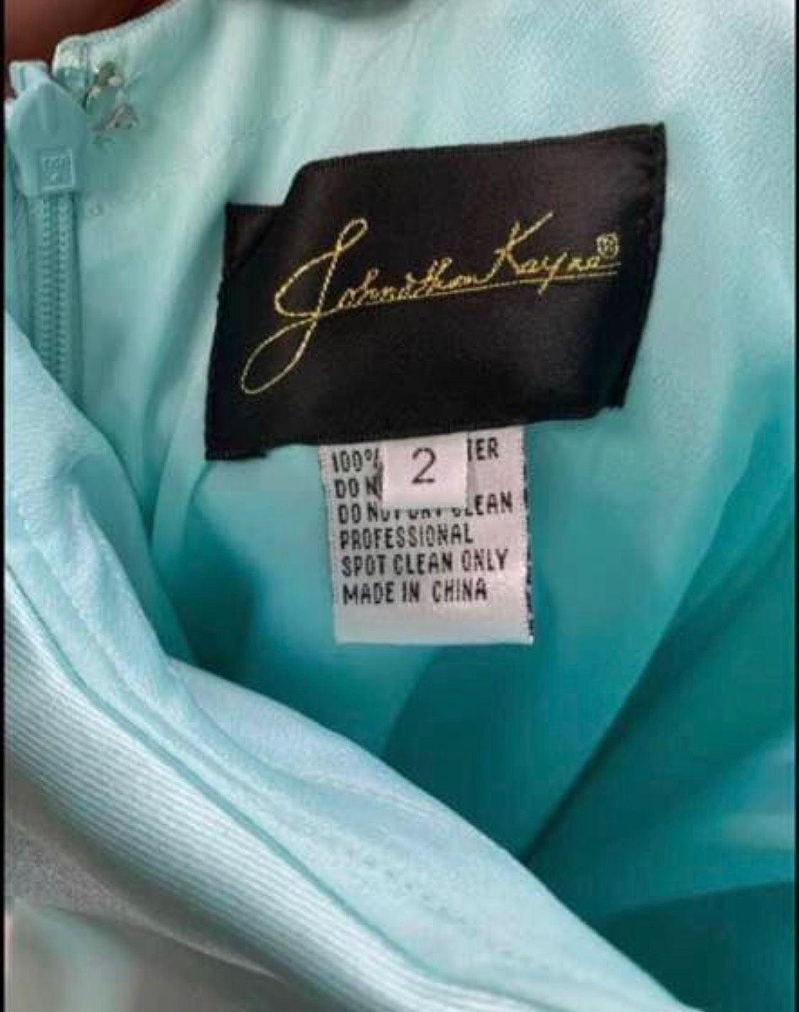 Johnathan Kayne Size 2 Prom Halter Blue A-line Dress on Queenly