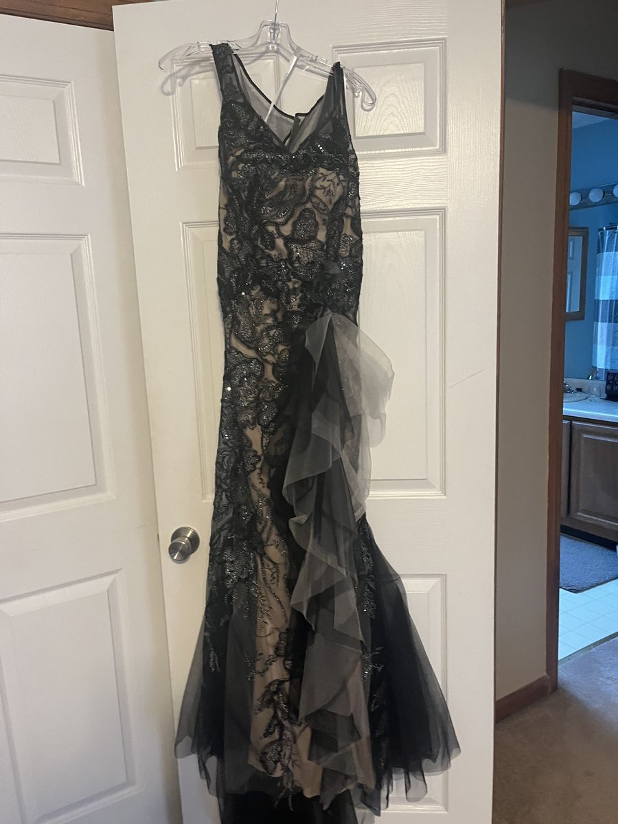 Montage by Mon Cheri Size 10 Black Ball Gown on Queenly