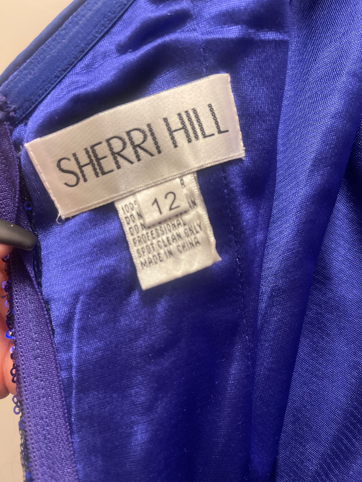 Sherri Hill Size 12 Homecoming Purple Cocktail Dress on Queenly