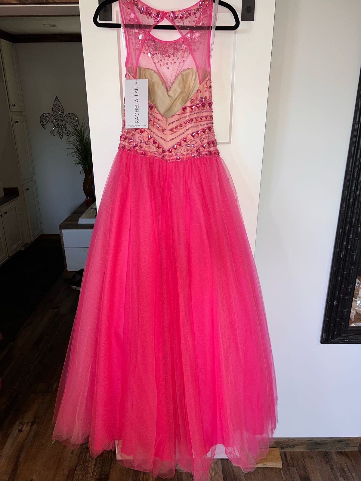 Rachel Allan Size 4 Prom Pink Ball Gown on Queenly