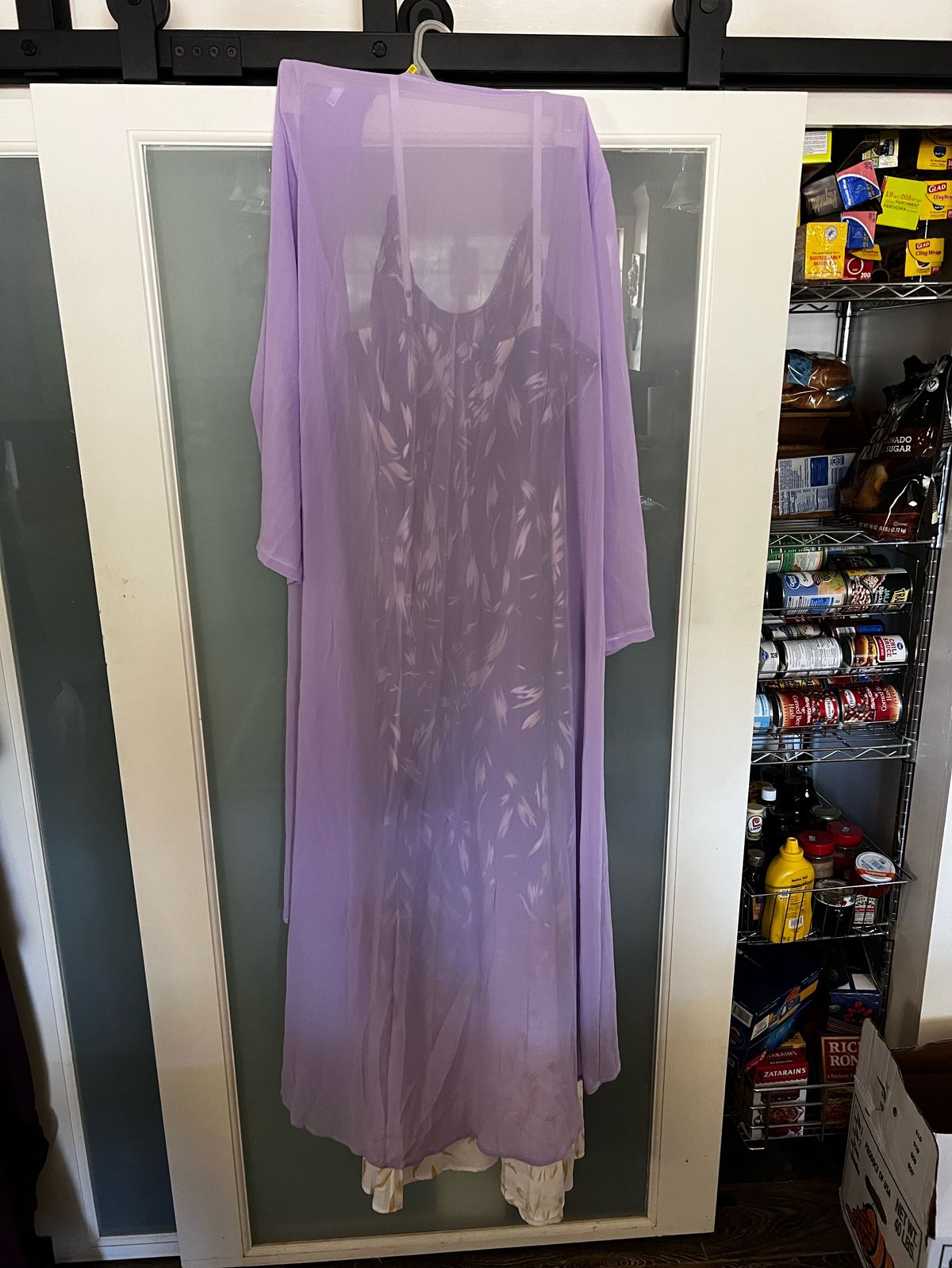 Plus Size 20 Floral Purple Floor Length Maxi on Queenly
