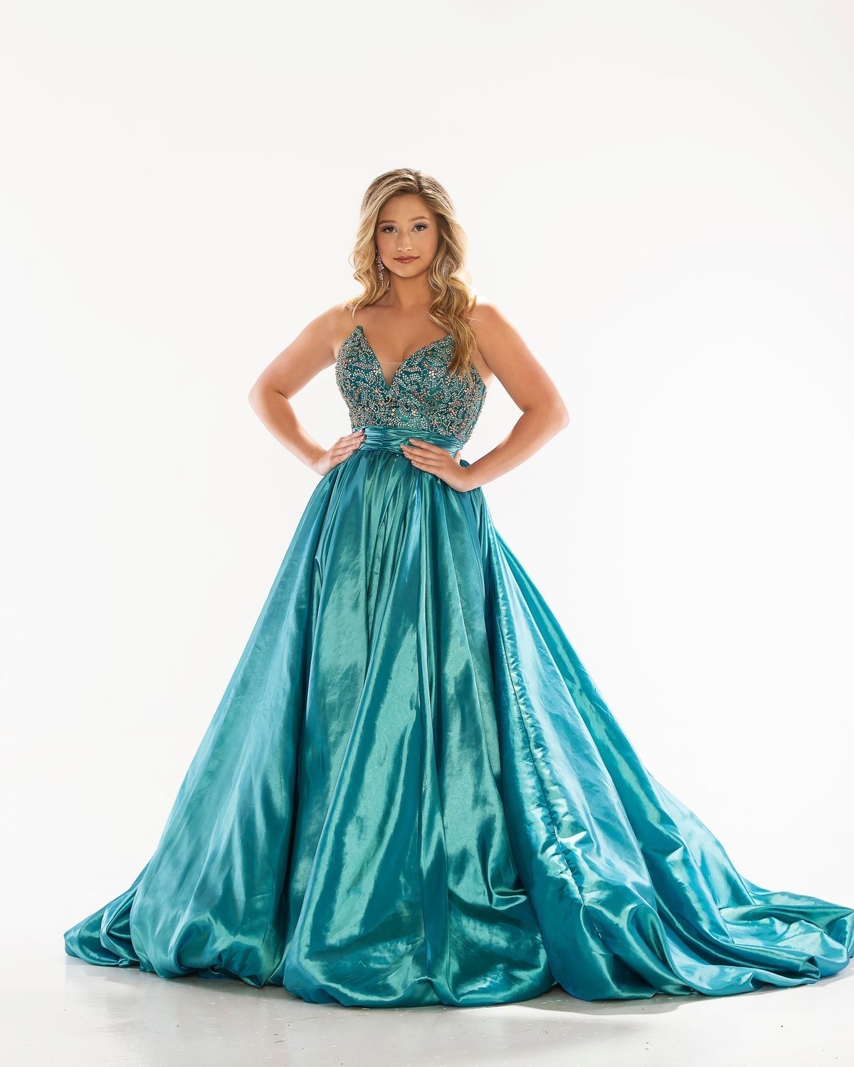 Rachel Allan Size 6 Prom Multicolor Ball Gown on Queenly