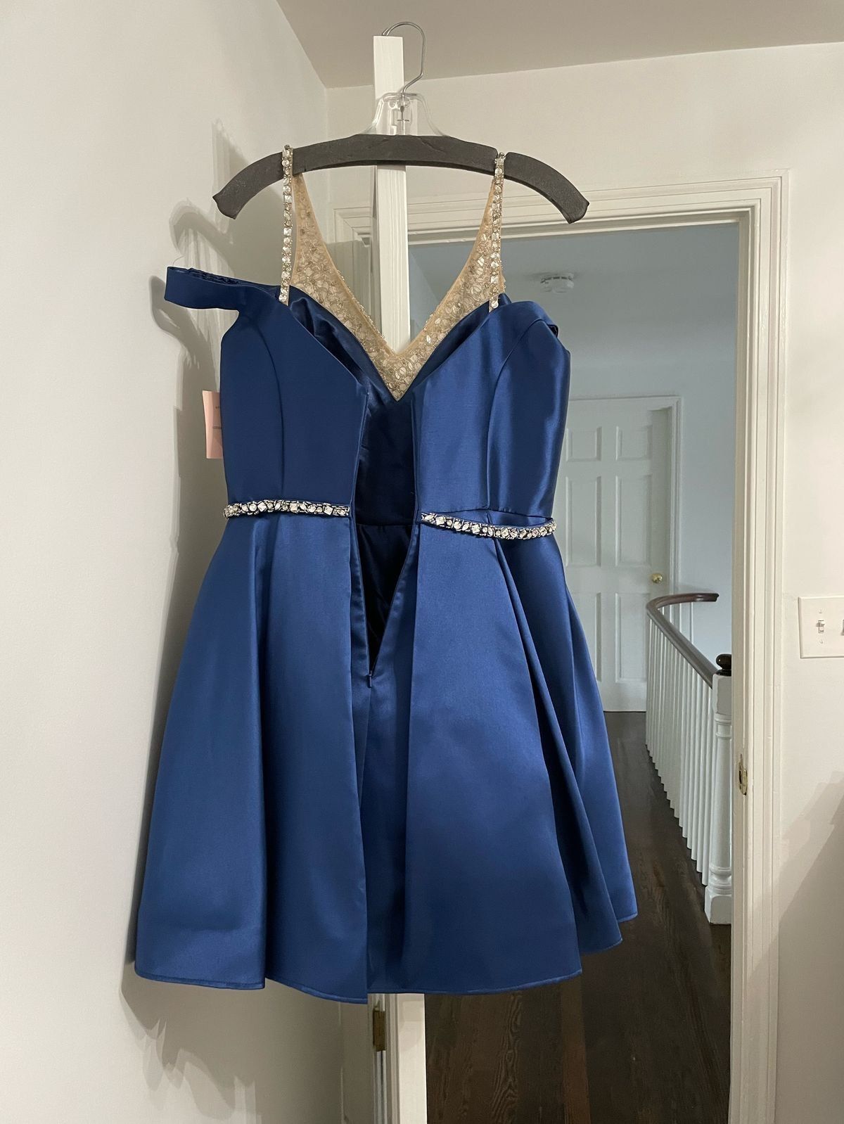 Blush prom by alexia Size 10 Blue Ball Gown on Queenly