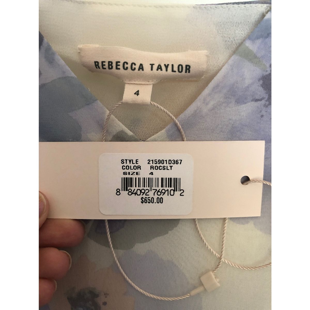 Rebecca Taylor Size 4 Wedding Guest Multicolor Floor Length Maxi on Queenly
