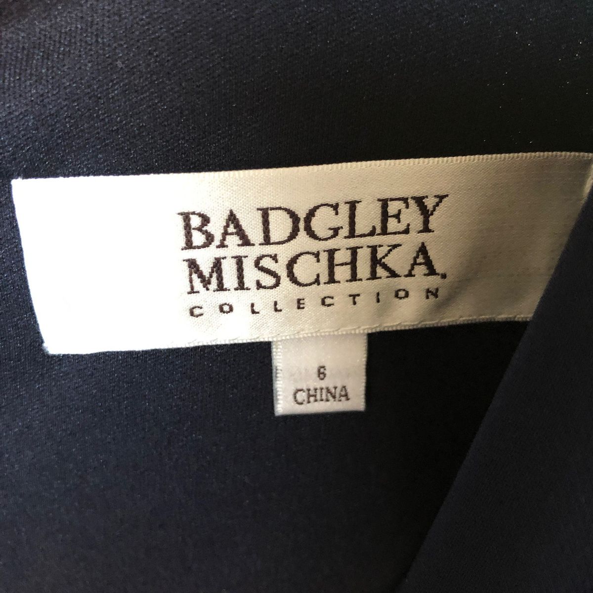 Badgley Mischka Size 6 Wedding Guest Blue Floor Length Maxi on Queenly