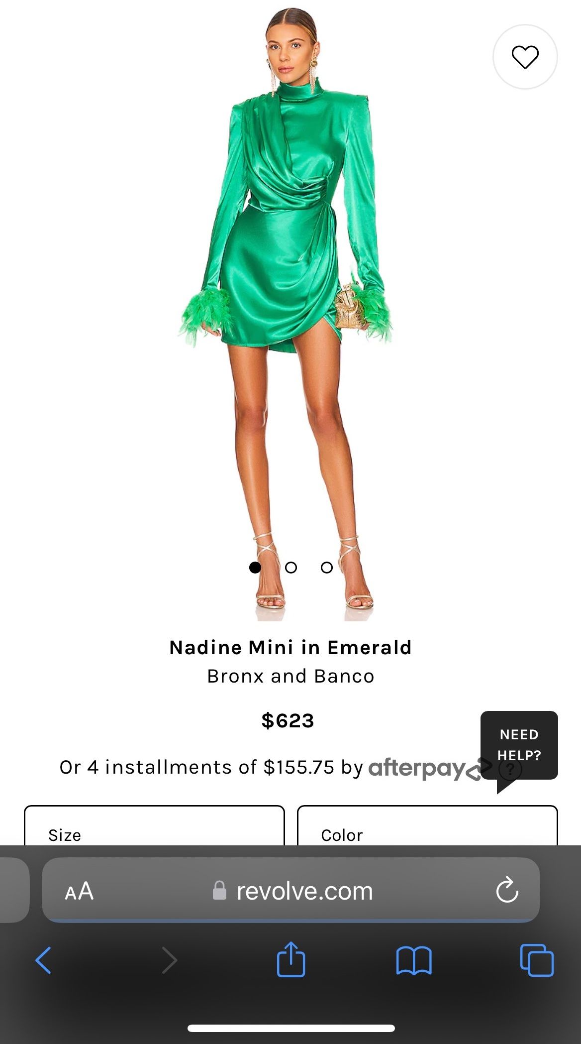 Size S Homecoming High Neck Green Cocktail Dress on Queenly