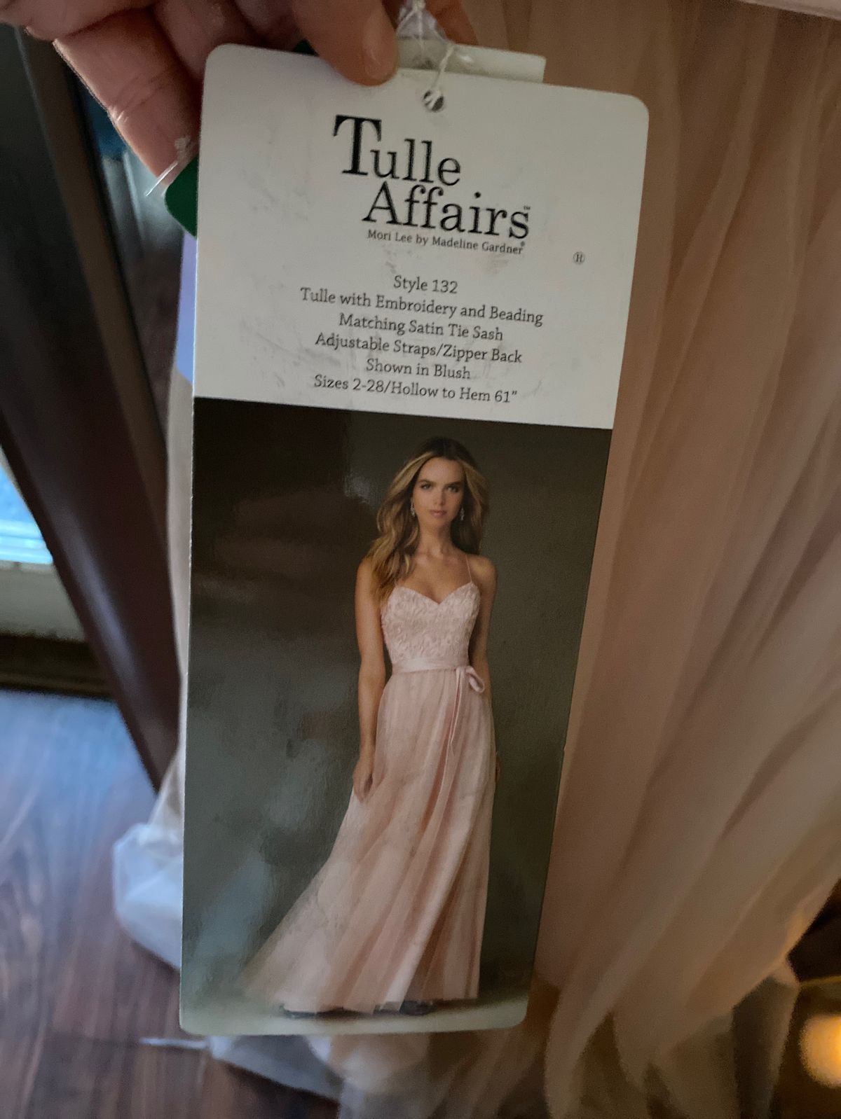 Size M Prom Nude Ball Gown on Queenly