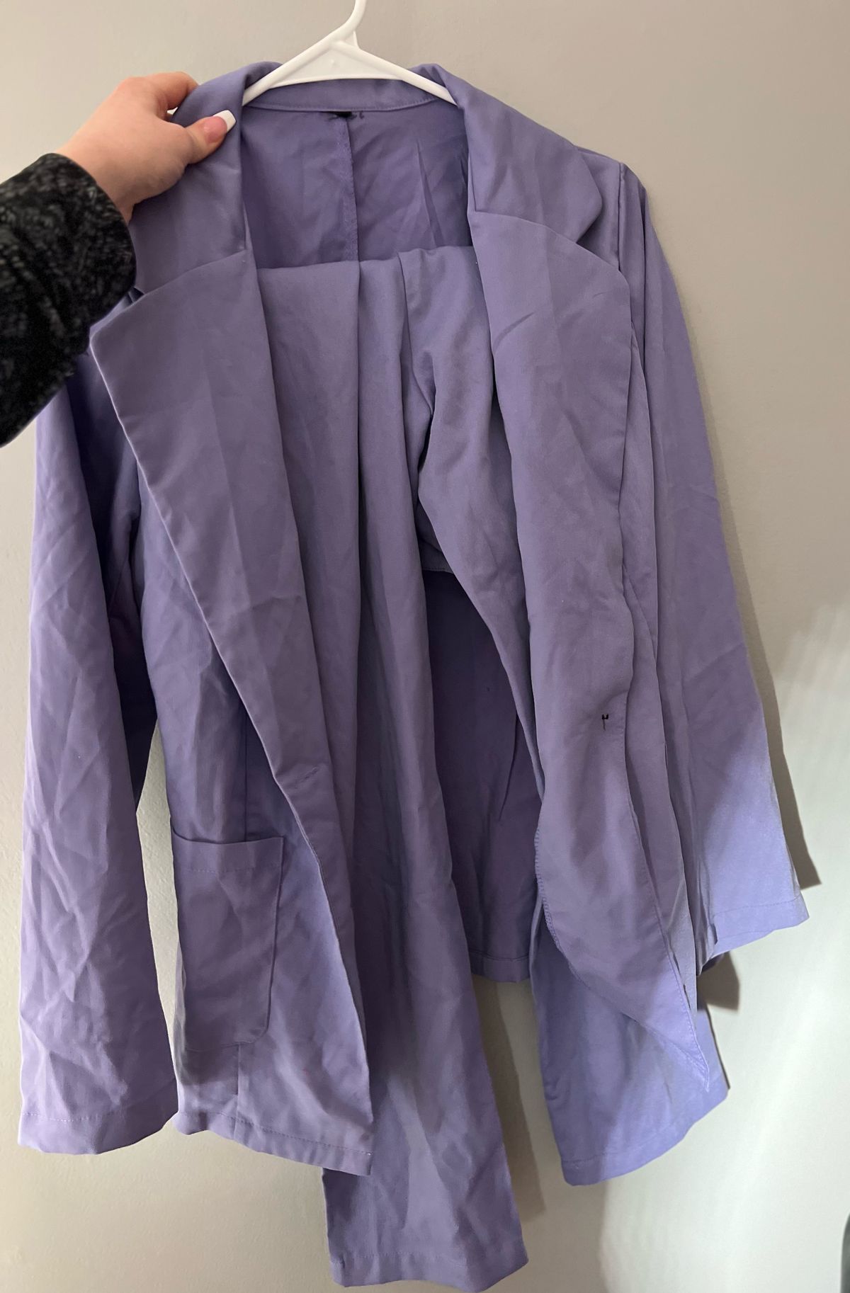 Size M Prom Blazer Purple Formal Jumpsuit on Queenly
