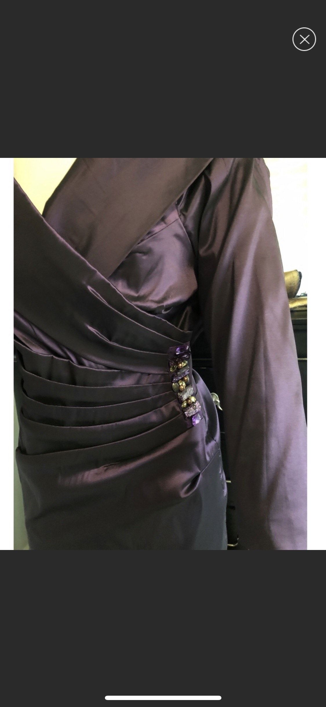 Teri Jon Rickie Freeman Size 6 Prom Purple Mermaid Dress on Queenly