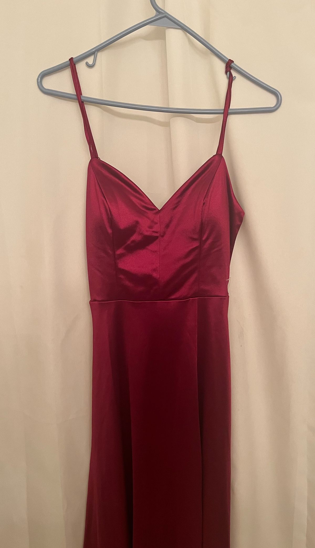 city studio Size S Prom Red Floor Length Maxi on Queenly