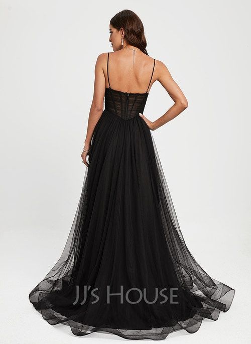 Size L Prom Black Ball Gown on Queenly