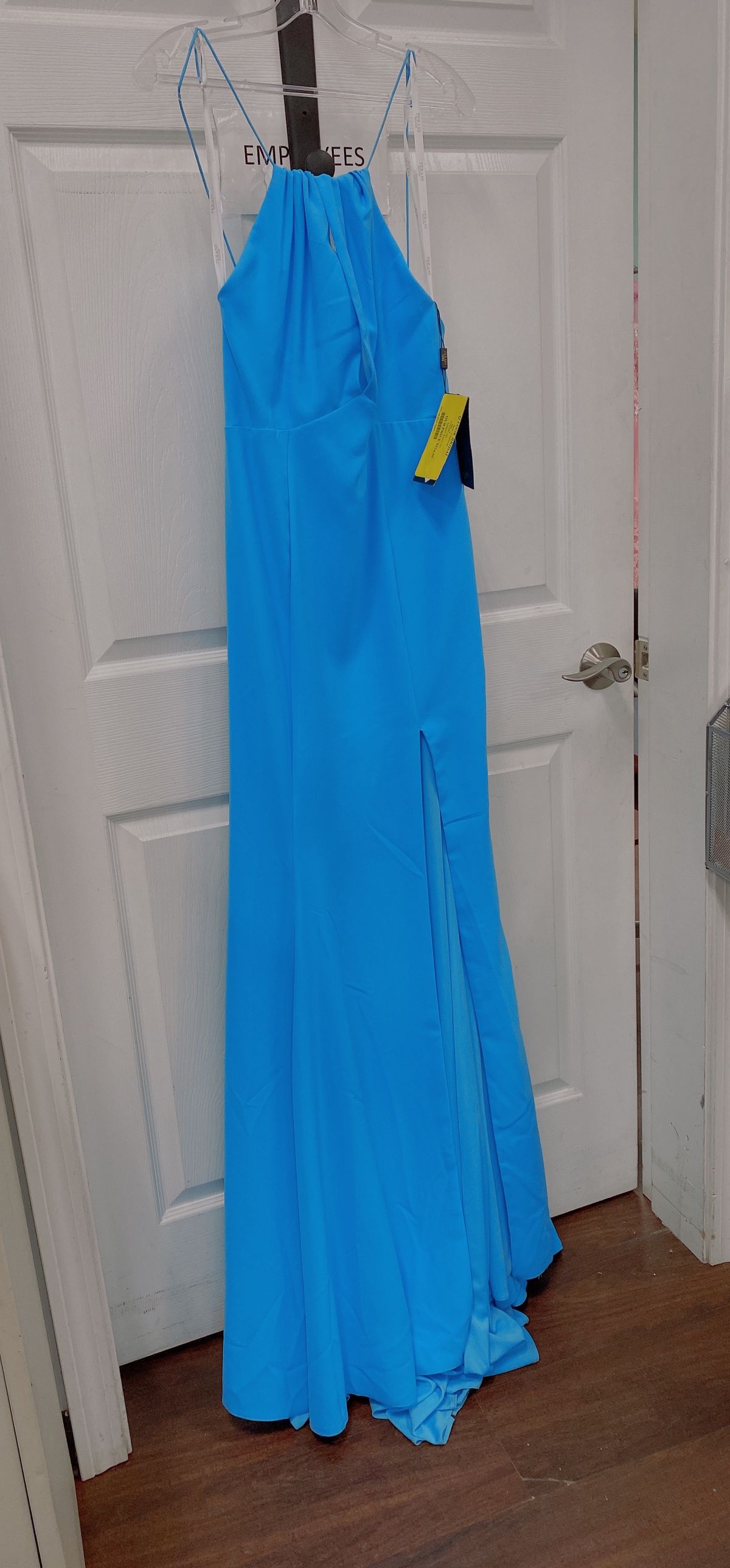 Terani Couture Size M Prom Blue Floor Length Maxi on Queenly