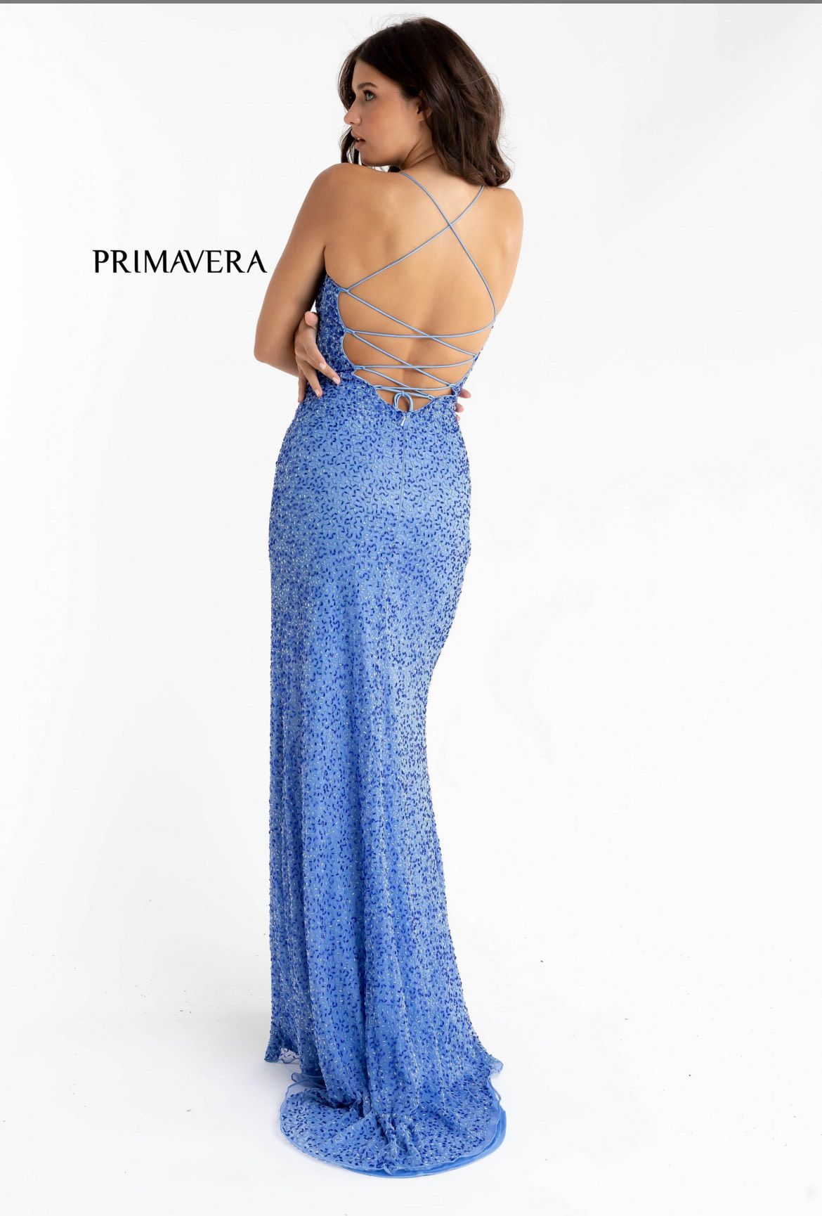 Primavera Size 0 Prom Blue Floor Length Maxi on Queenly