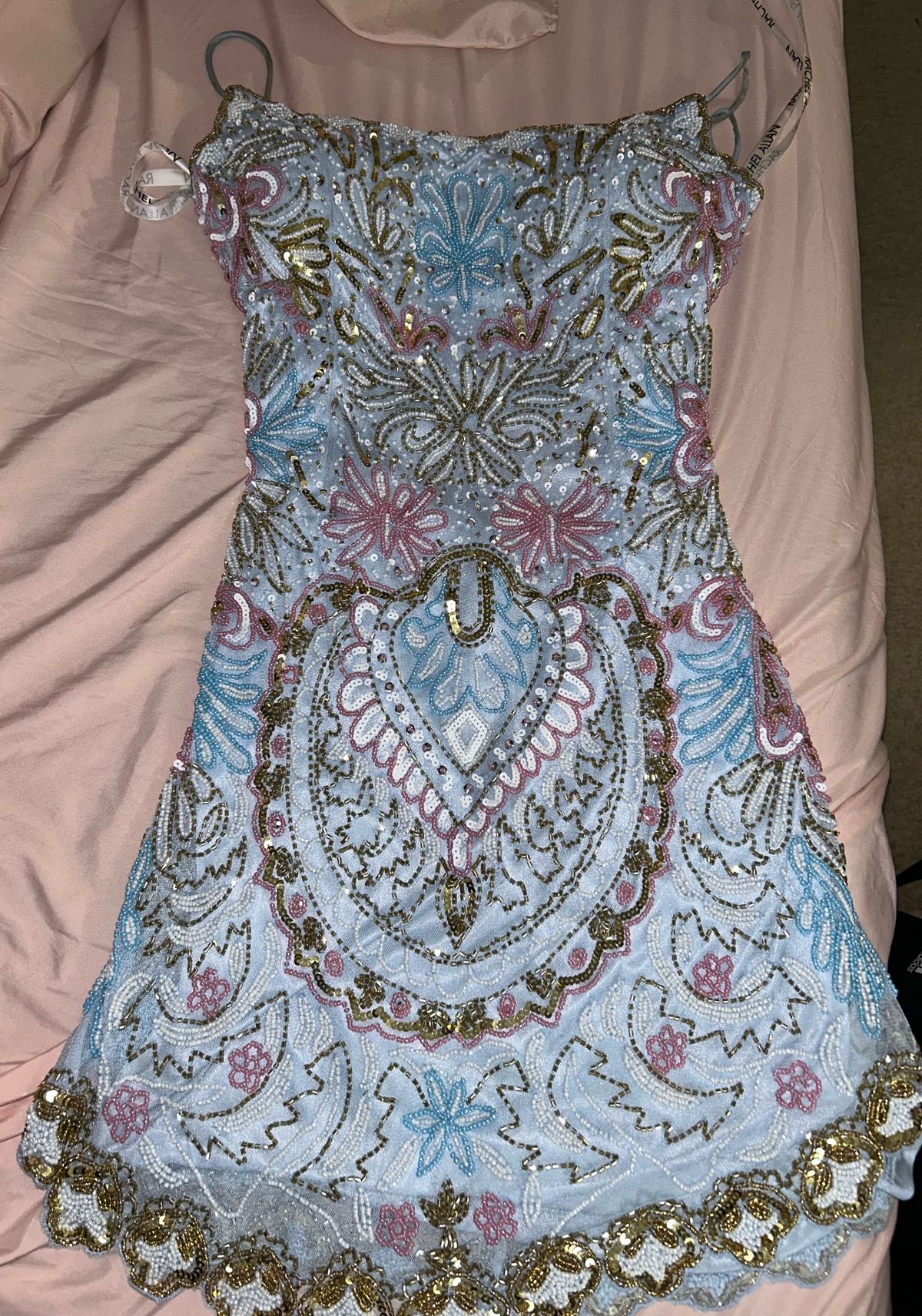 Rachel Allan Size 8 Homecoming Multicolor Cocktail Dress on Queenly