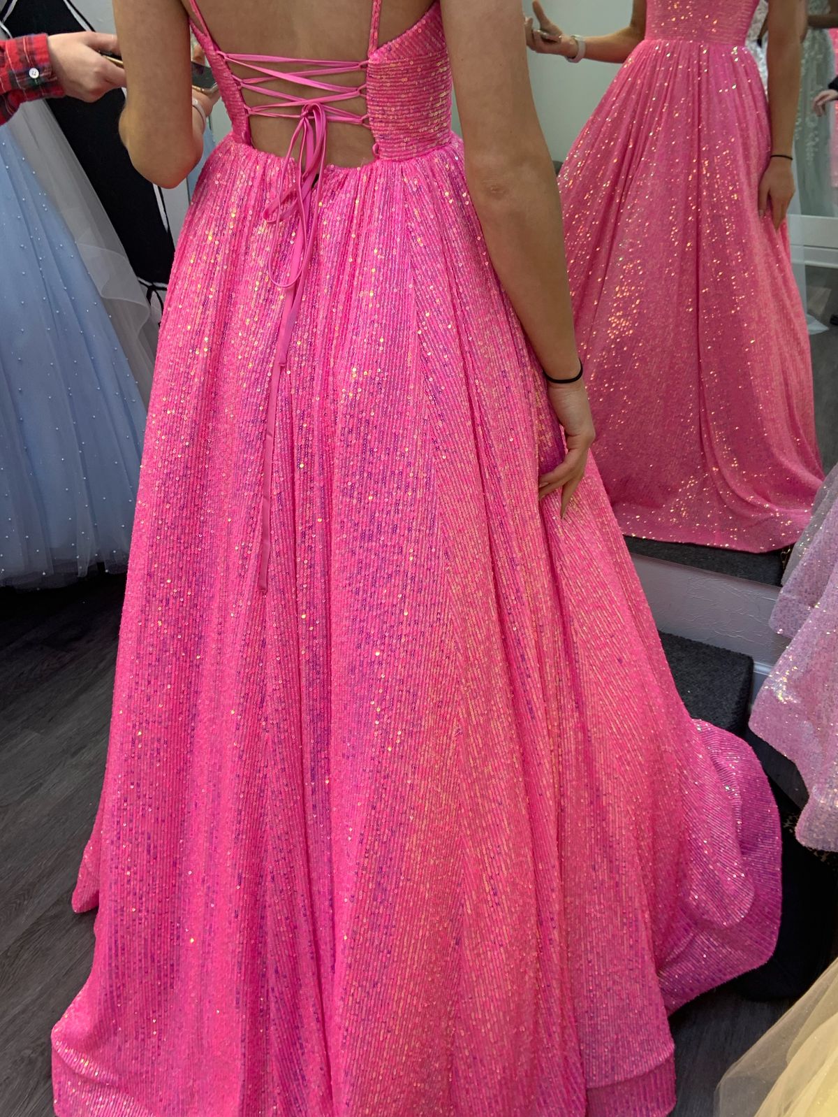 Sherri Hill Size 00 Prom Pink Ball Gown on Queenly