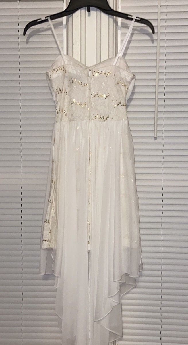 Size 2 Homecoming Strapless White Cocktail Dress on Queenly