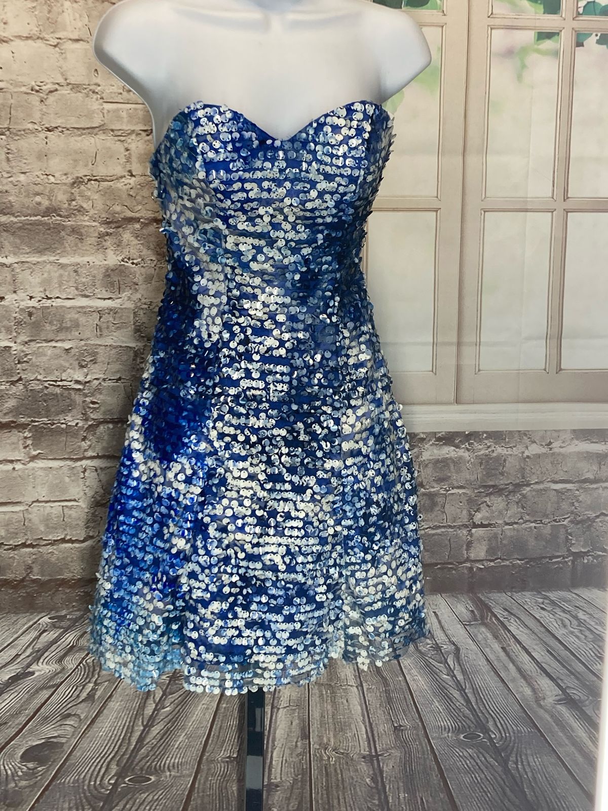 Scala Size 0 Homecoming Blue Cocktail Dress on Queenly