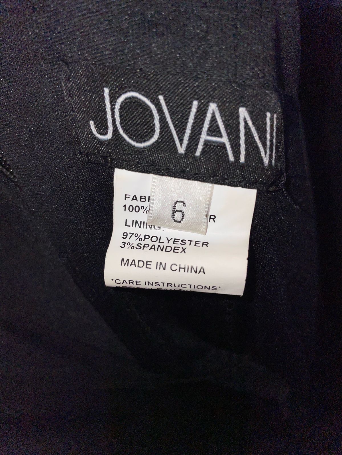 Jovani Size 6 Prom Strapless Black Side Slit Dress on Queenly