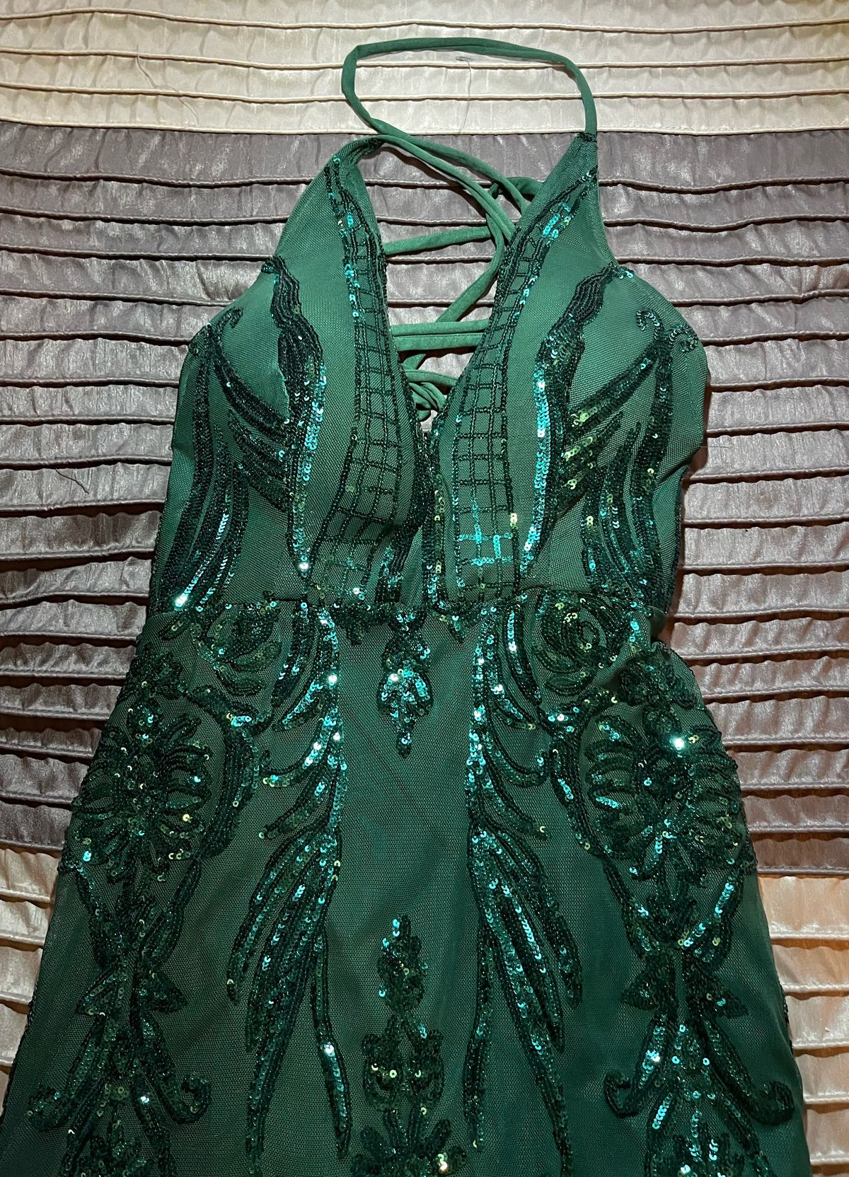 alamour the label Size 0 Prom Green Mermaid Dress on Queenly