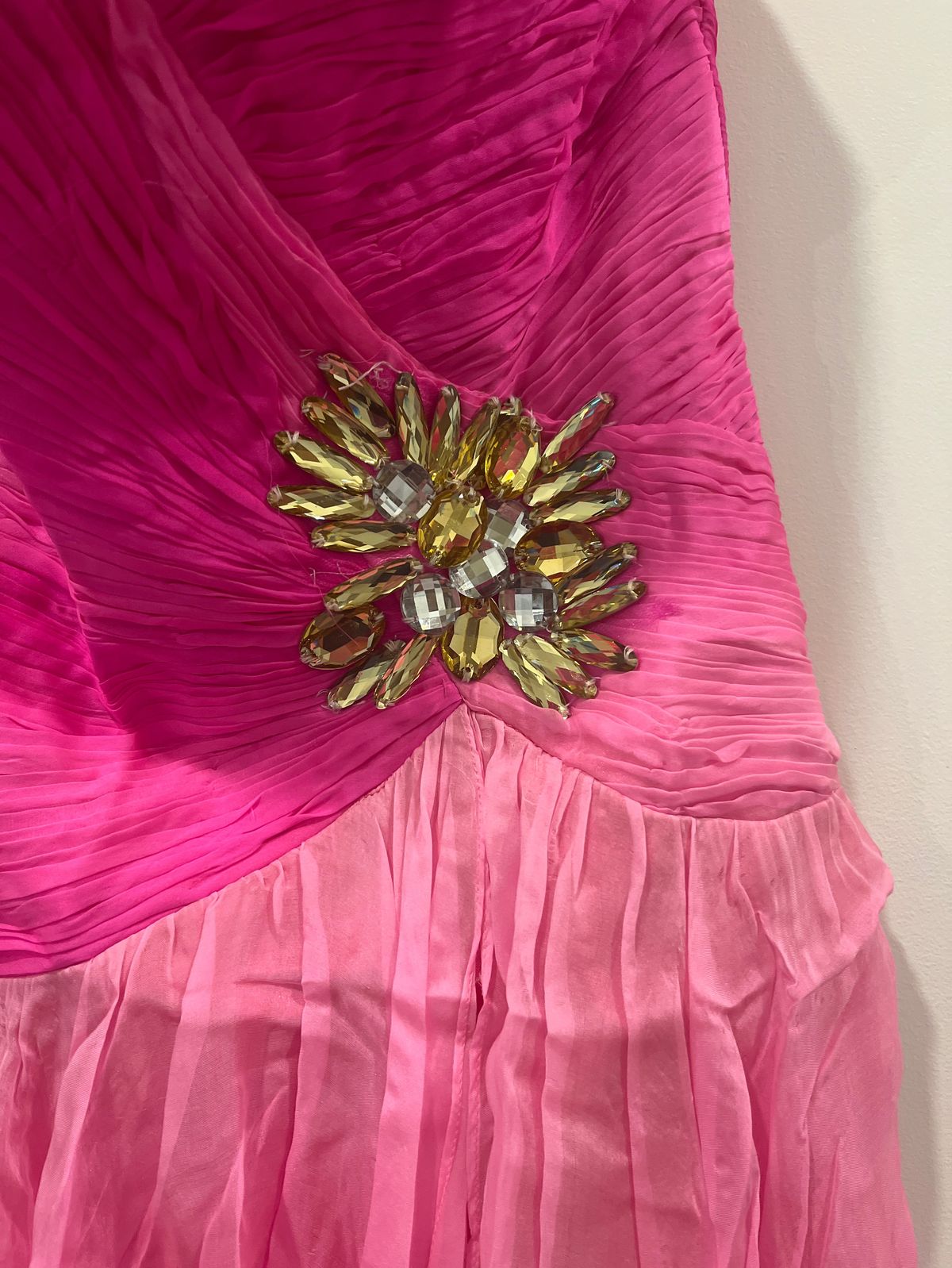 Sherri Hill Size 4 Prom Strapless Hot Pink Cocktail Dress on Queenly
