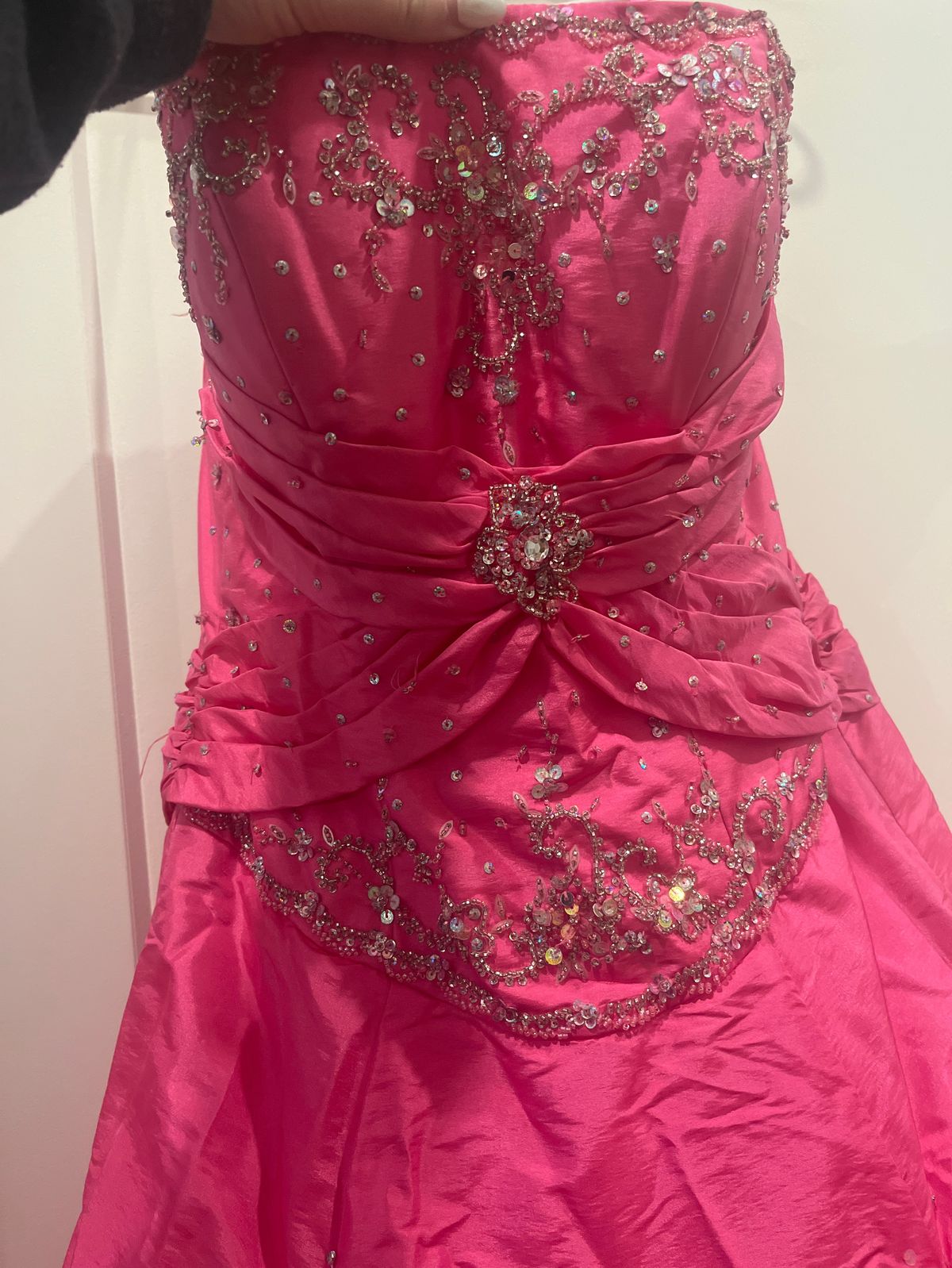 MoriLee Size S Prom Pink Ball Gown on Queenly