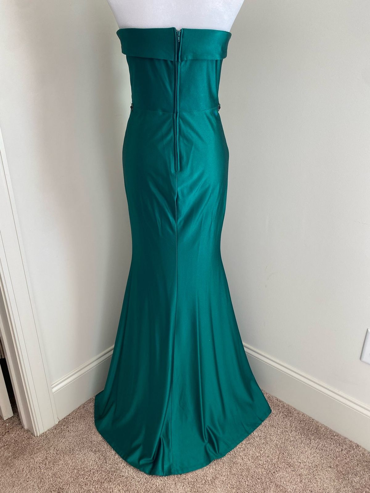 Size 6 Green Floor Length Maxi on Queenly