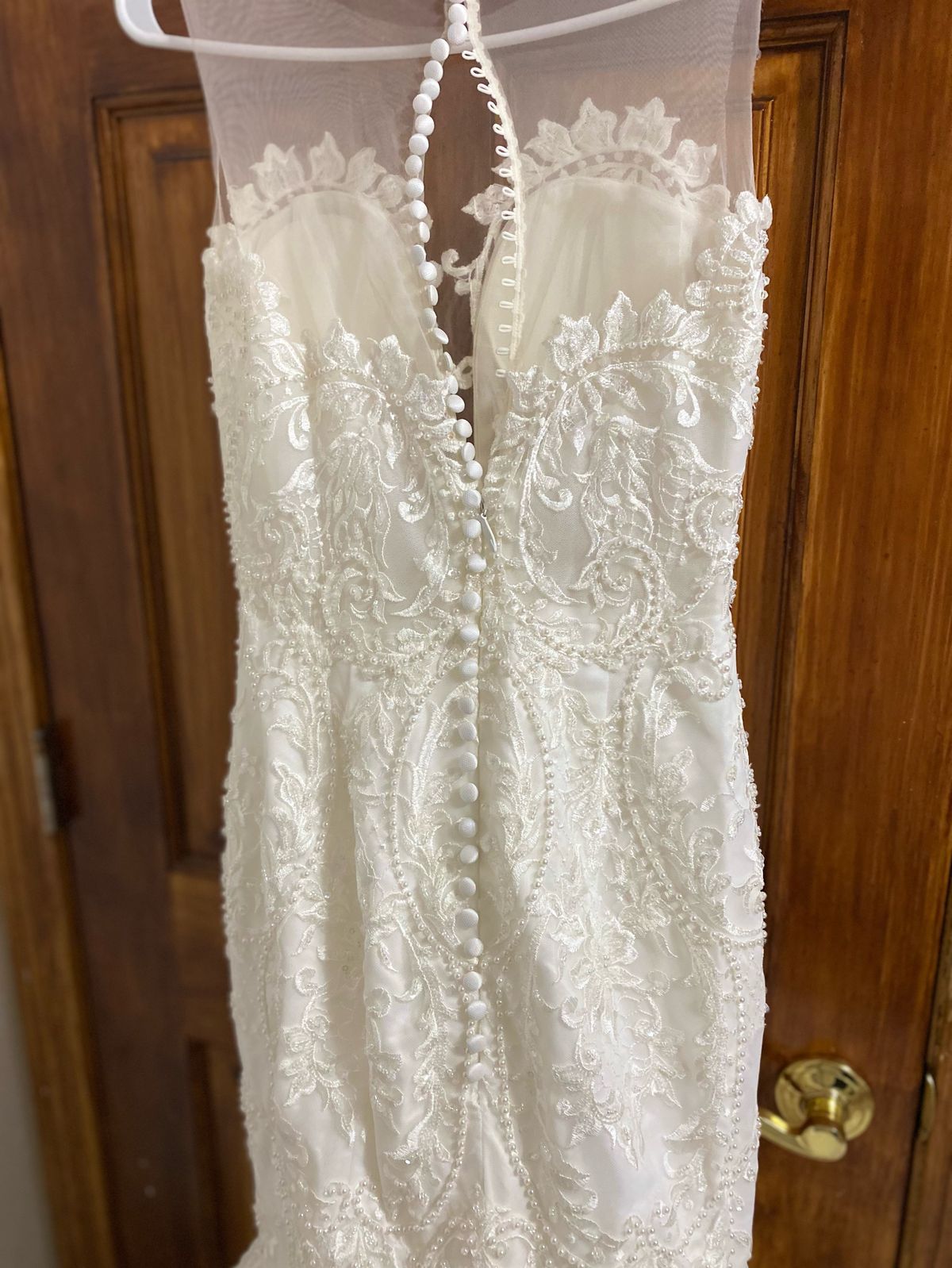Size 0 Wedding White Mermaid Dress on Queenly