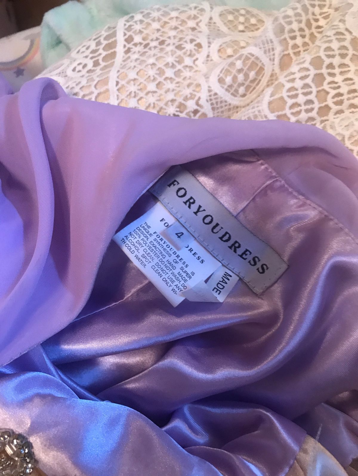 Foryoudress Size 4 Prom Purple Floor Length Maxi on Queenly