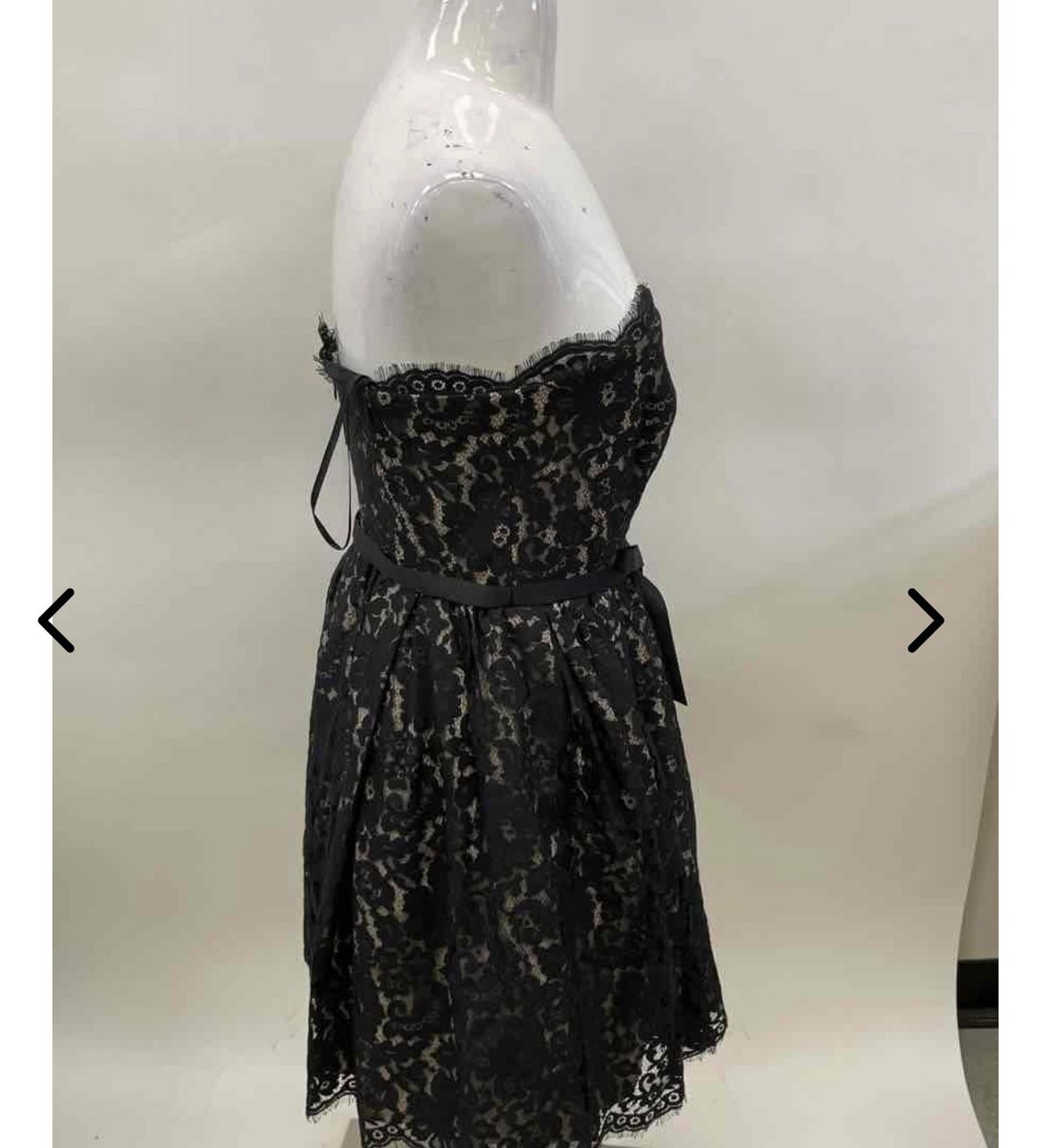 Nieman Marcus Robert Rodreguez Size 10 Lace Black Ball Gown on Queenly